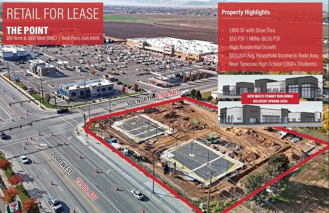More details for NWC 300 N 2000 W, West Point, UT - Retail for Lease