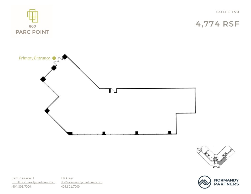 800 Parc Pt, Alpharetta, GA à louer Plan d  tage- Image 1 de 5