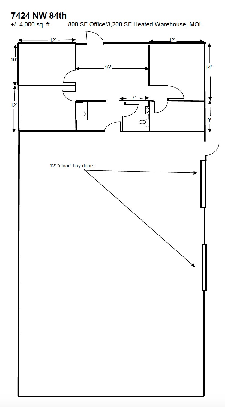7424 NW 84th St, Oklahoma City, OK for lease Building Photo- Image 1 of 1