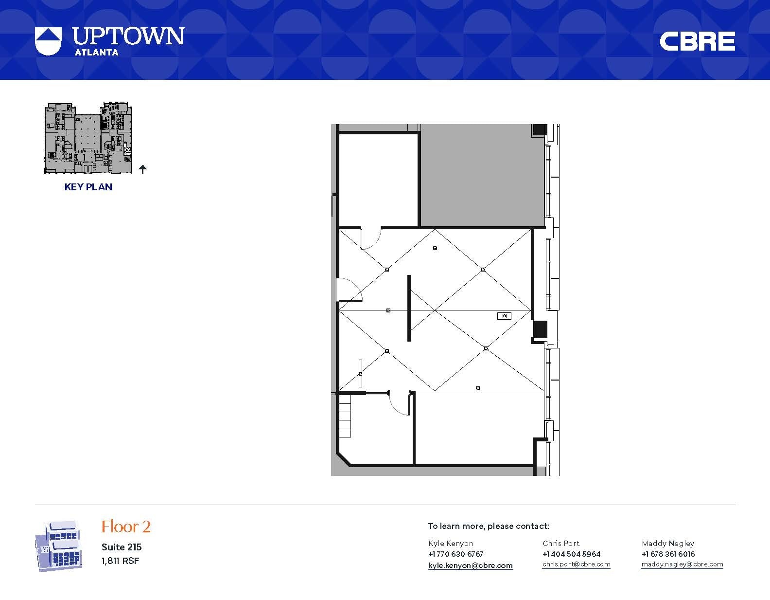 575 Morosgo Dr NE, Atlanta, GA à louer Plan d’étage- Image 1 de 1