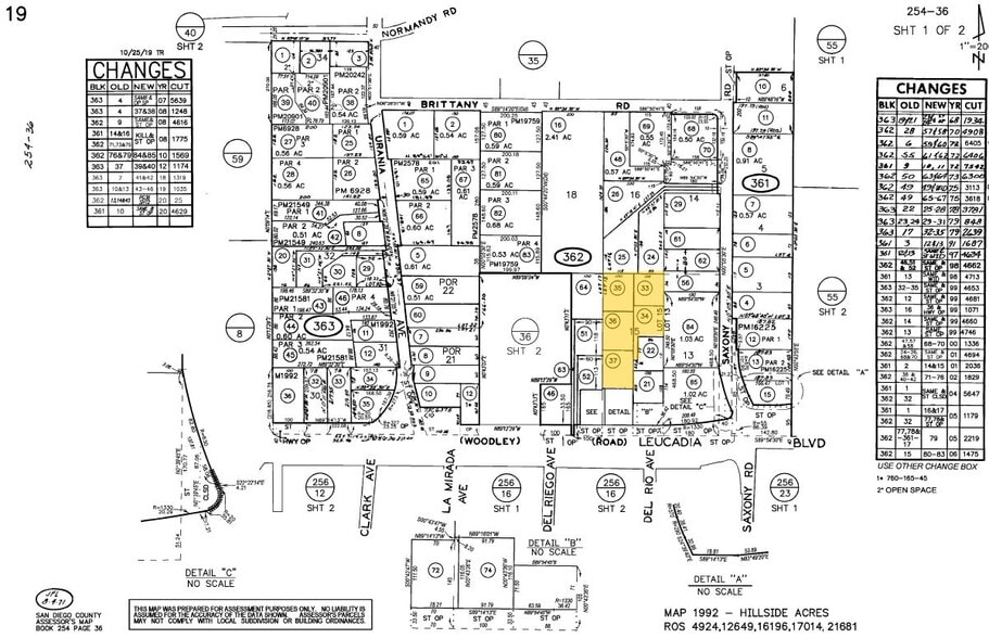 834 Leucadia Blvd, Encinitas, CA for sale - Plat Map - Image 2 of 9