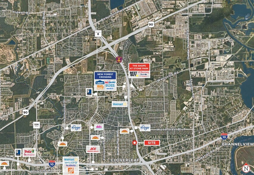 Beltway 8 & Lantern Ln, Houston, TX à vendre - Aérien - Image 2 de 2