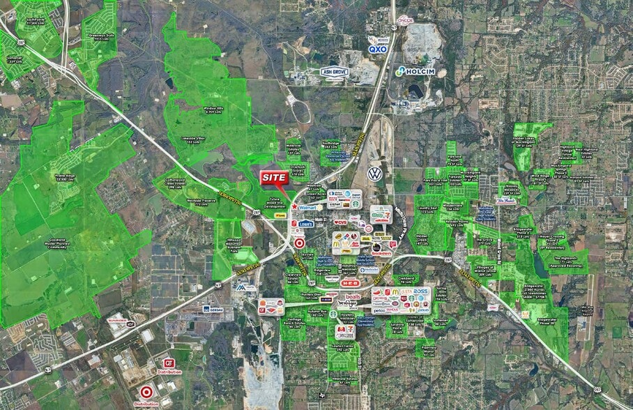 NEQ Hwy 67 & Main St (Bus 287), Midlothian, TX for sale - Aerial - Image 2 of 3