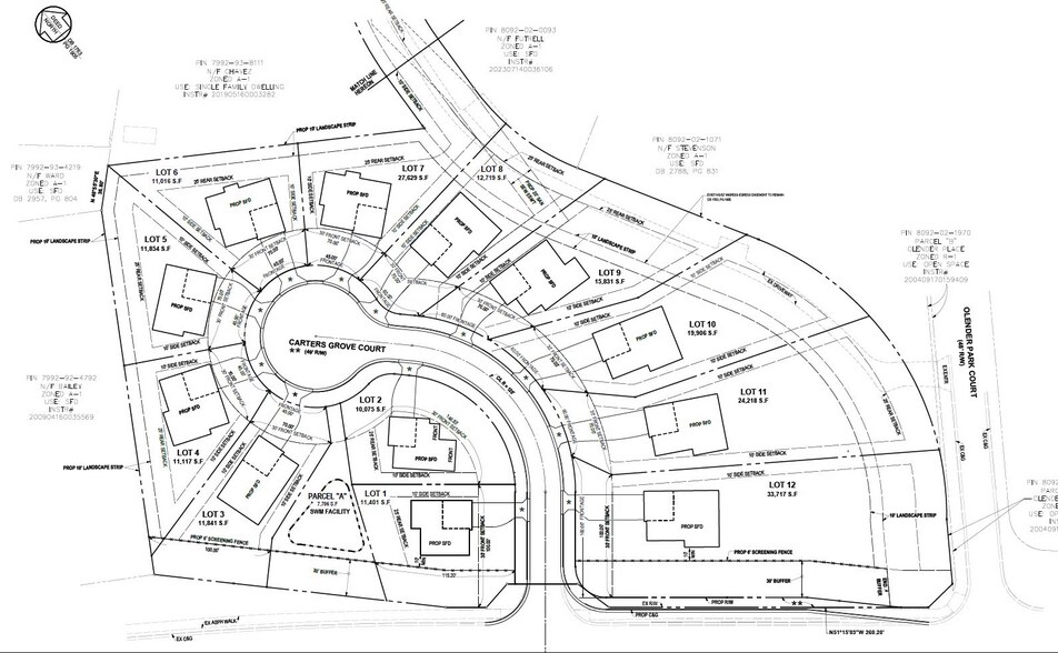 13817 Spriggs Rd, Manassas, VA à vendre - Plan de site - Image 3 de 3