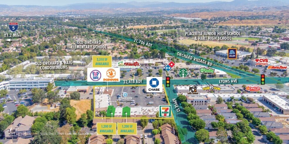 23404-23420 Lyons Ave, Newhall, CA à louer - Photo du bâtiment - Image 2 de 5