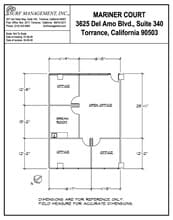 3625 Del Amo Blvd, Torrance, CA for lease Floor Plan- Image 1 of 1