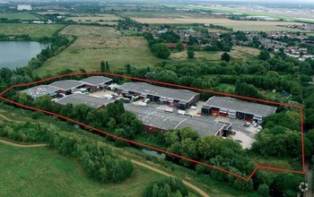 Saxon Way, West Drayton, MDS - aerial  map view