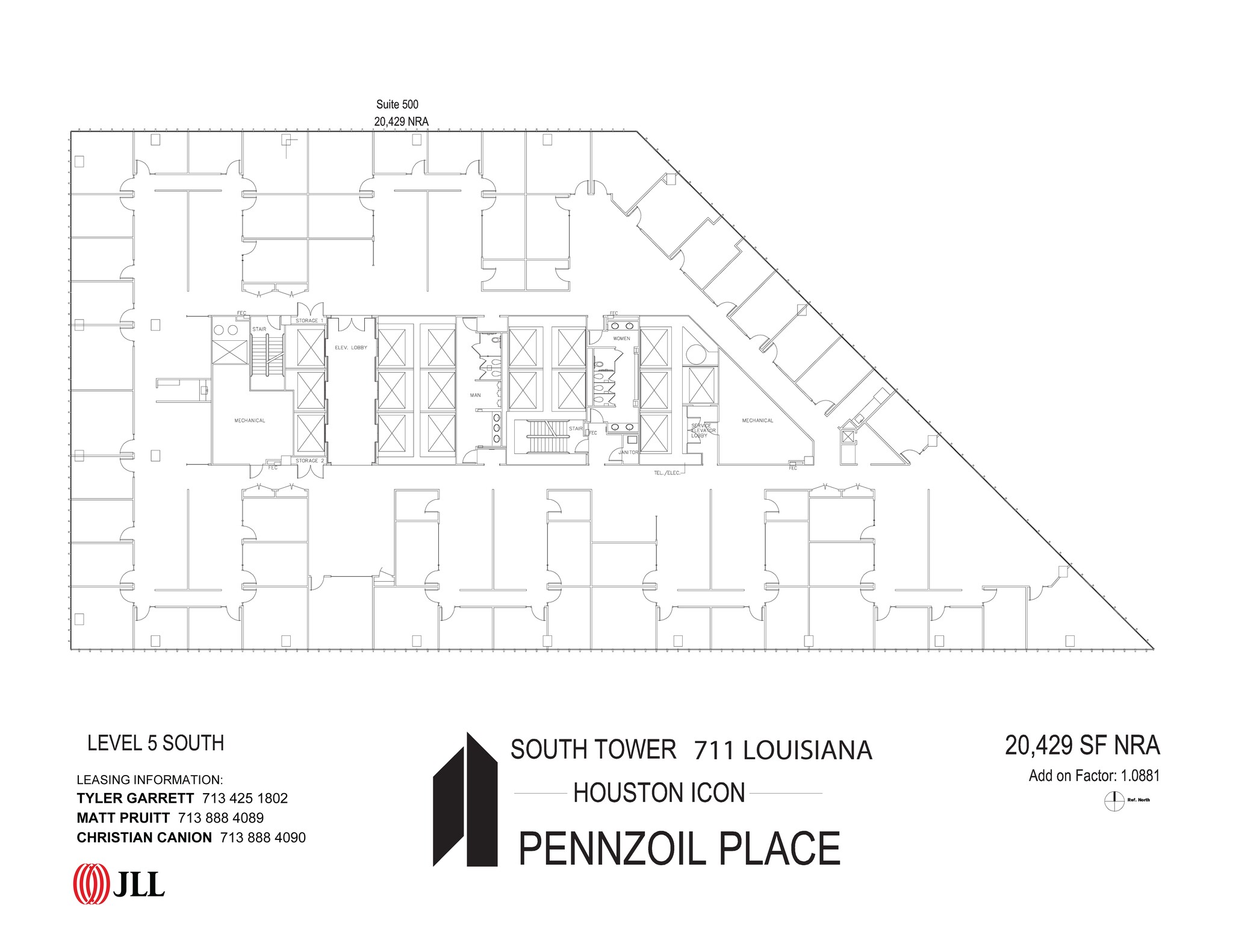 711 Louisiana St, Houston, TX for lease Floor Plan- Image 1 of 1