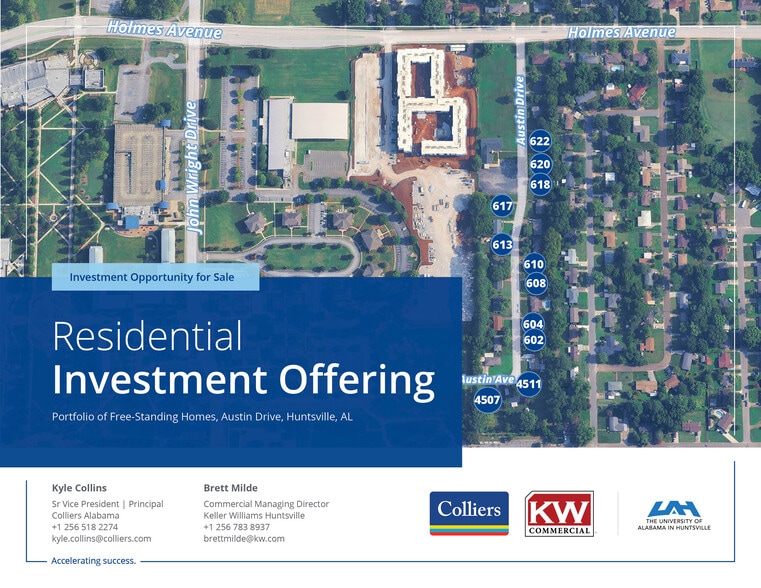 602 Austin Dr NW, Huntsville, AL à vendre - Plan cadastral - Image 1 de 14