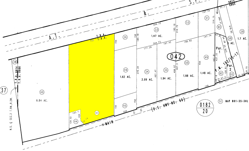 2151 W Main St, Barstow, CA for lease - Plat Map - Image 2 of 8