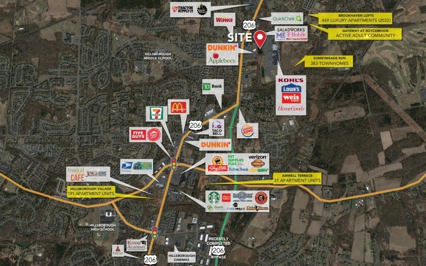 30 Falcon Rd, Hillsborough, NJ à louer - Aérien - Image 3 de 4