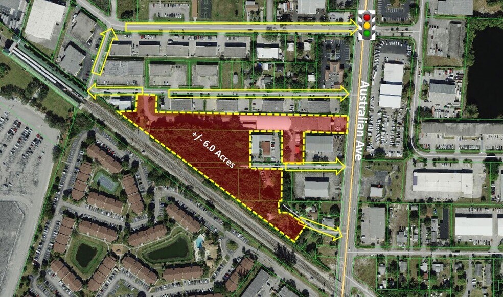 1208 West Ct, West Palm Beach, FL à vendre - Aérien - Image 2 de 3