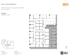 3900 Kilroy Airport Way, Long Beach, CA à louer Plan d’étage- Image 1 de 1