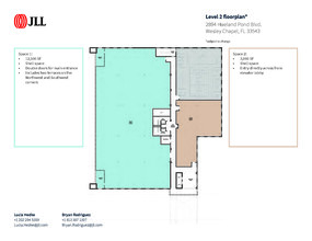 2894 Hueland Pond, Wesley Chapel, FL à louer Plan d’étage- Image 1 de 1