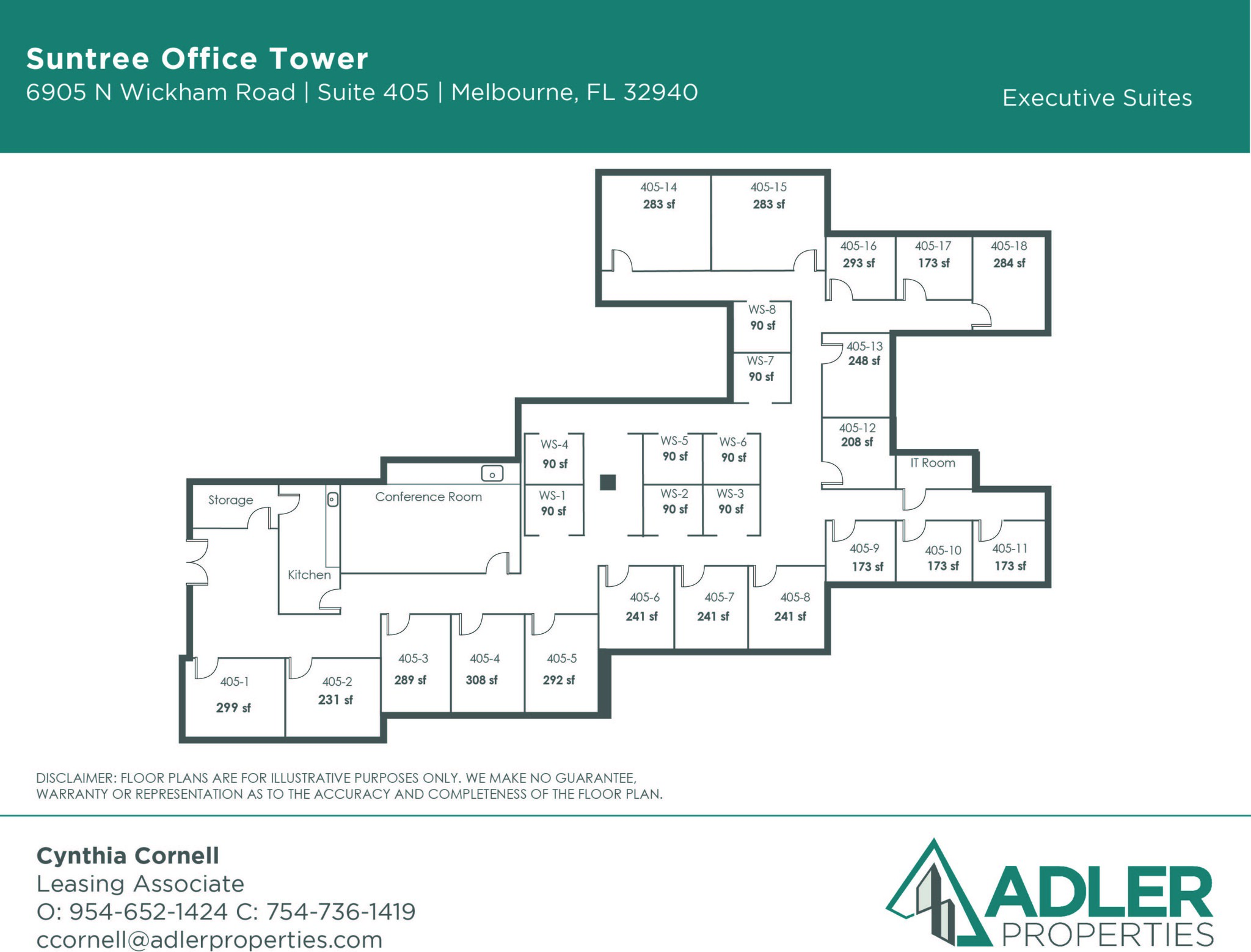 6905 N Wickham Rd, Melbourne, FL for lease Floor Plan- Image 1 of 3