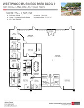 1801 Royal Ln, Farmers Branch, TX à louer Plan d  tage- Image 1 de 1