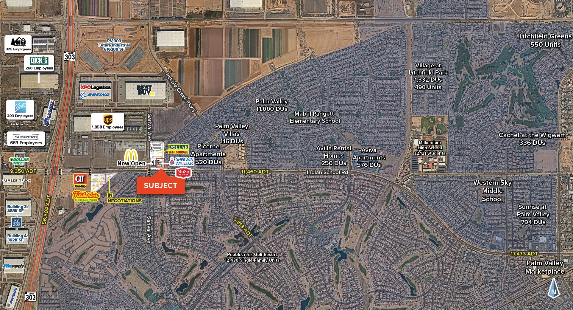 NEC Indian School Rd & Sarival Ave, Goodyear, AZ for lease Building Photo- Image 1 of 5