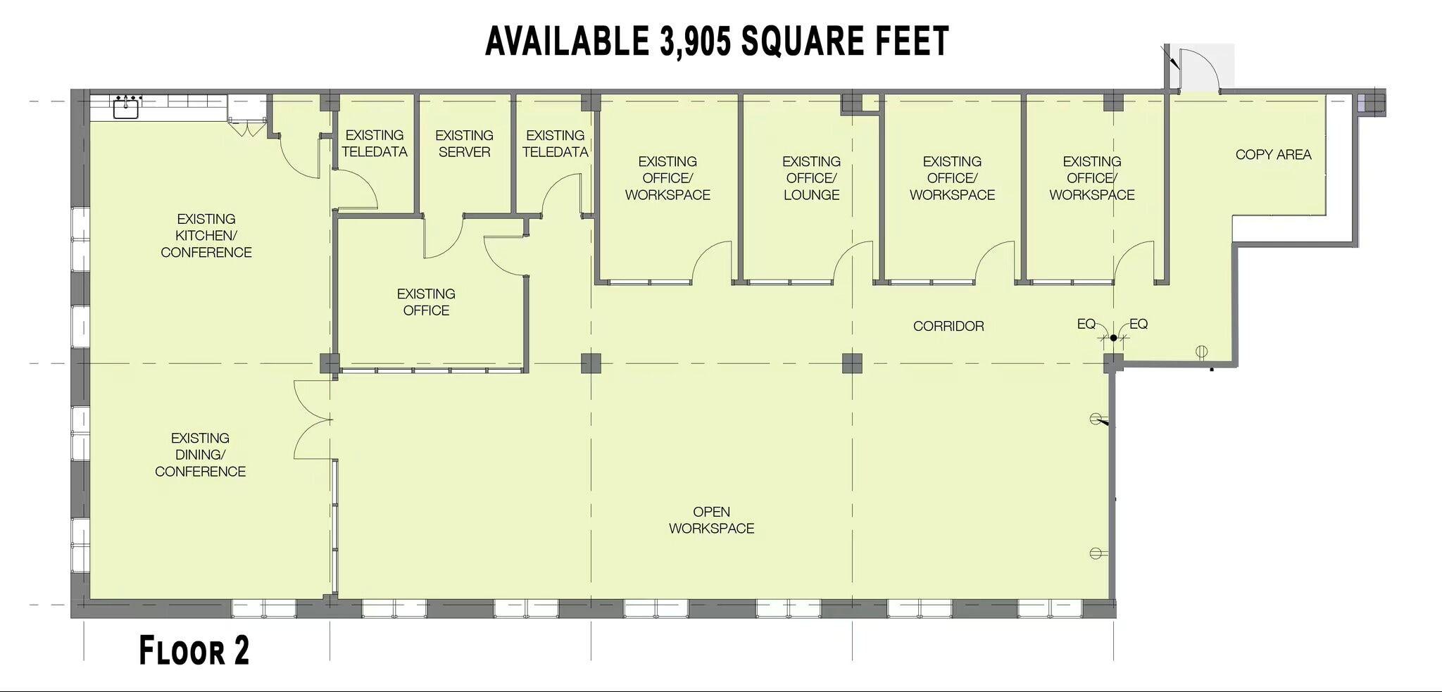 120-124 E Lancaster Ave, Ardmore, PA à louer Plan d’étage- Image 1 de 1