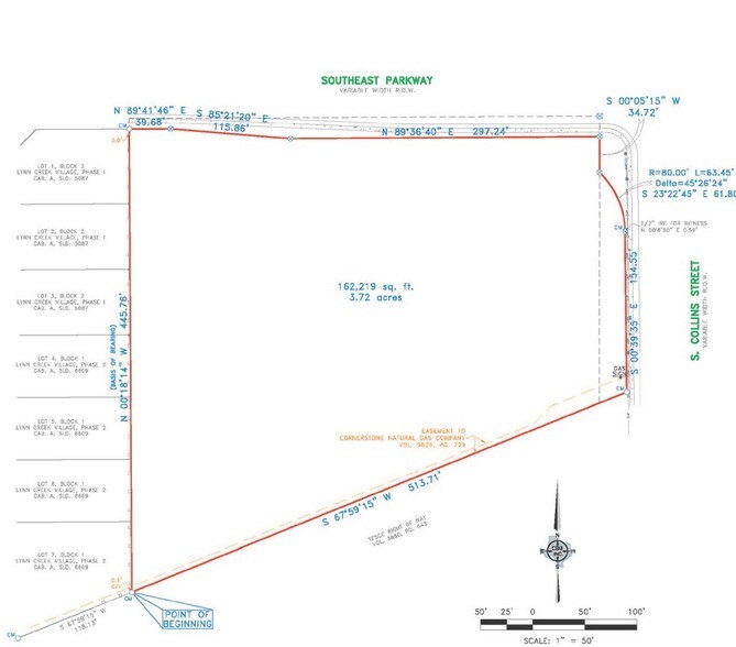 Southeast Pky & S Collins St, Arlington, TX for sale - Plat Map - Image 2 of 10