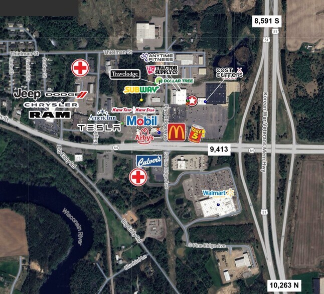 3416-3438 E Main St, Merrill, WI à louer - Photo du bâtiment - Image 2 de 14