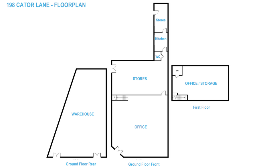 198 Cator Ln, Beeston à louer - Plan d  tage - Image 2 de 2