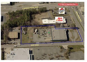 5701 Midlothian Tpke, Richmond, VA - AERIAL  map view