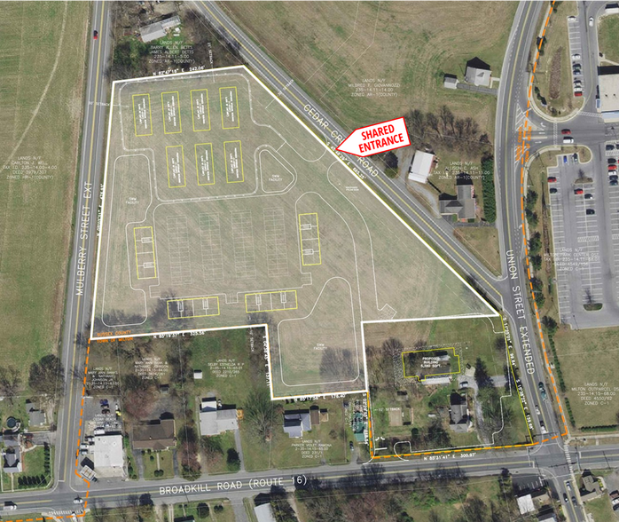 100 Milton Ellendale Hwy, Milton, DE for sale - Aerial - Image 1 of 2