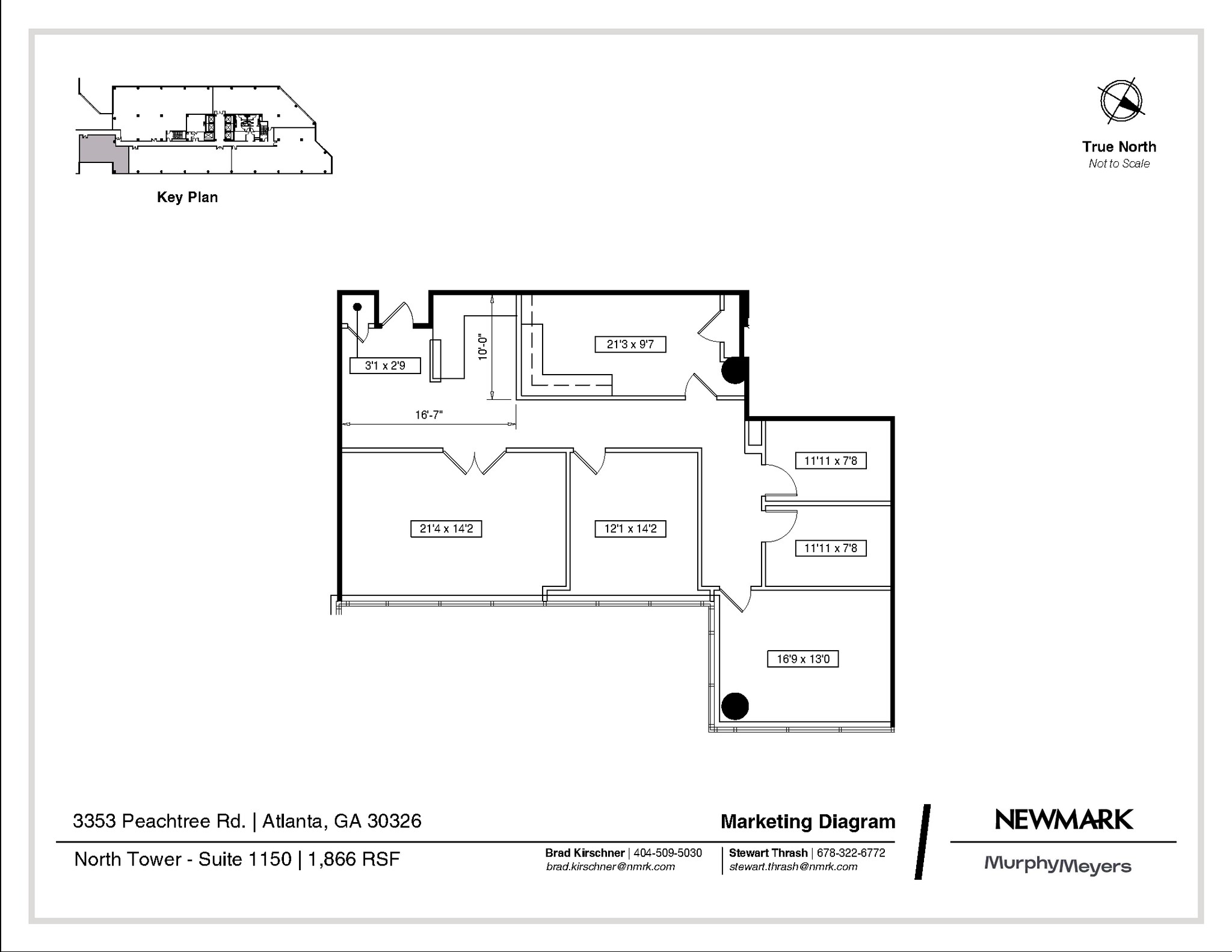 3353 Peachtree Rd NE, Atlanta, GA à louer Plan d’étage- Image 1 de 1