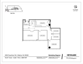 3353 Peachtree Rd NE, Atlanta, GA à louer Plan d’étage- Image 1 de 1
