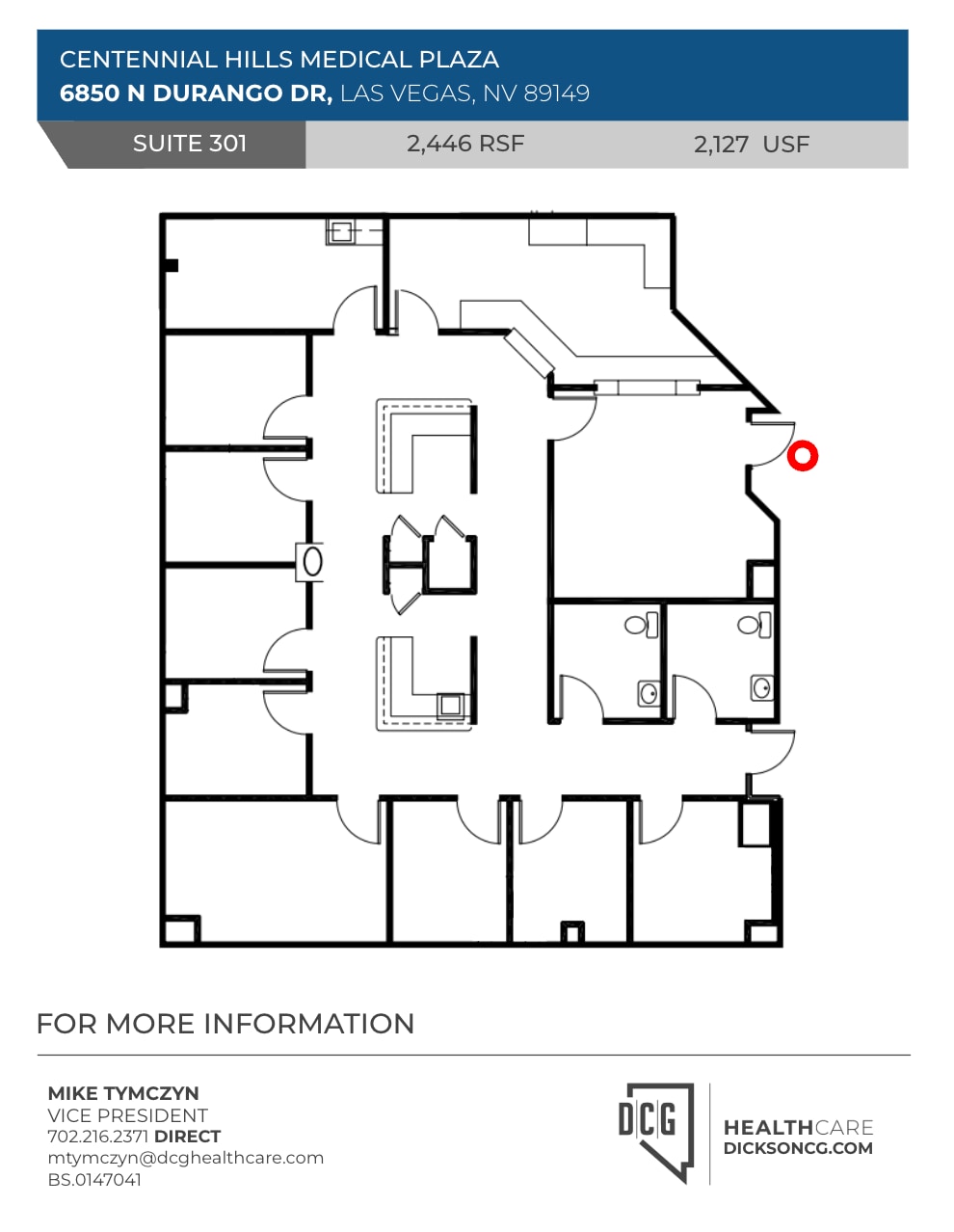 6850 N Durango Dr, Las Vegas, NV à louer Plan d’étage- Image 1 de 1