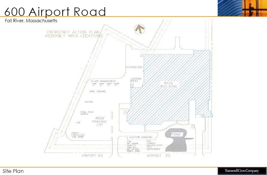 600 Airport Rd, Fall River, MA à louer - Plan de site - Image 3 de 23