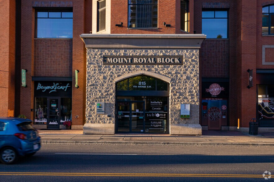 801-815 17th Ave SW, Calgary, AB à louer - Photo du bâtiment - Image 2 de 3