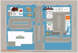 1985 National Ave, San Diego, CA à louer Plan de site- Image 2 de 2
