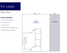1171 N 4th St, San Jose, CA for lease Floor Plan- Image 1 of 1