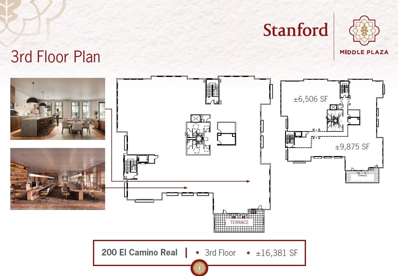200 El Camino Real, Menlo Park, CA à louer Plan d’étage- Image 1 de 1