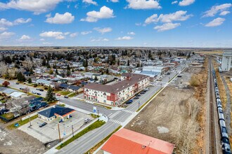 1010 Railway St, Crossfield, AB - Aérien Vue de la carte - Image1