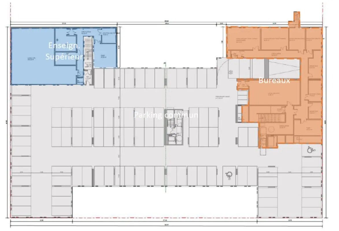 26-36 Rue Du Tonkin, Villeurbanne à louer Plan d’étage- Image 1 de 1