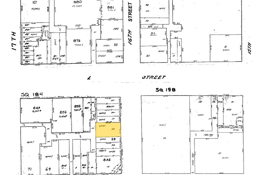 1016 16th St NW, Washington, DC à vendre - Plan cadastral - Image 2 de 4