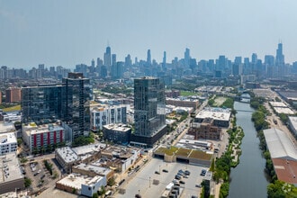 1475 N Kingsbury St, Chicago, IL - Aérien  Vue de la carte
