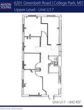 6201 Greenbelt Rd, College Park, MD à louer Plan d’étage- Image 1 de 1