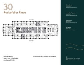 30 Rockefeller Plaza, New York, NY for lease Interior Photo- Image 1 of 1