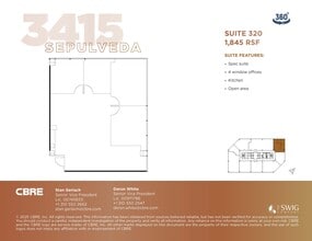 3415 S Sepulveda Blvd, Los Angeles, CA à louer Plan d’étage- Image 1 de 1