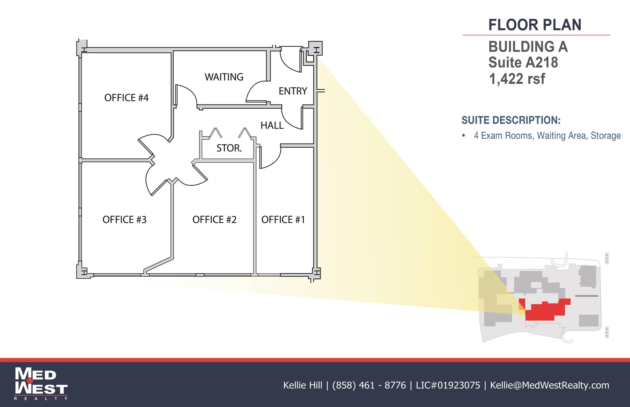 8950 Villa La Jolla Dr, La Jolla, CA for lease Floor Plan- Image 1 of 1