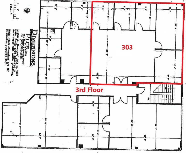 4020-4088 Park St N, Saint Petersburg, FL à louer Plan d’étage- Image 1 de 1