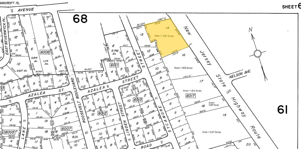 695-703 N State Rt 17, Paramus, NJ for sale - Plat Map - Image 2 of 2
