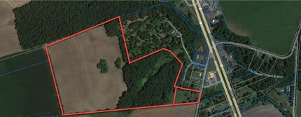 695 Cicada Ln, Milford, DE - Aerial map view