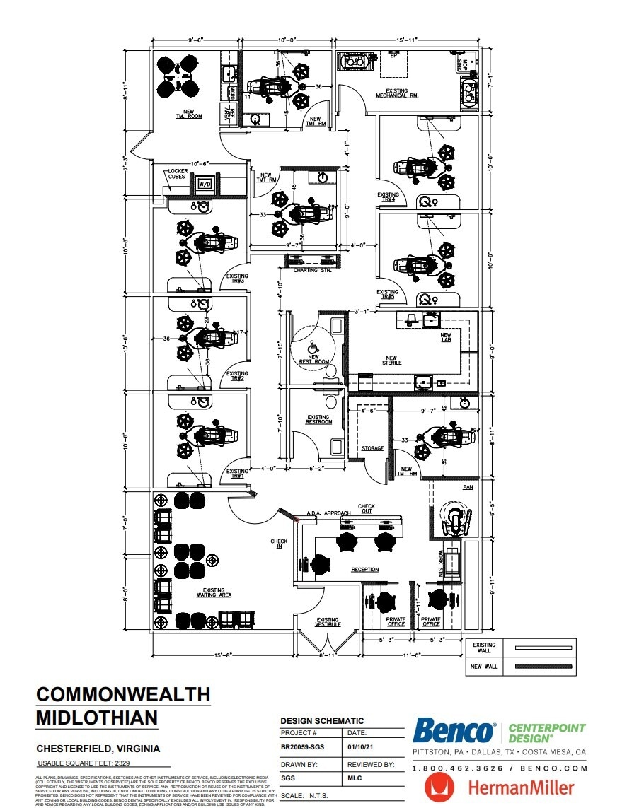 2369-2373 Colony Crossing Pl, Midlothian, VA for lease Floor Plan- Image 1 of 1