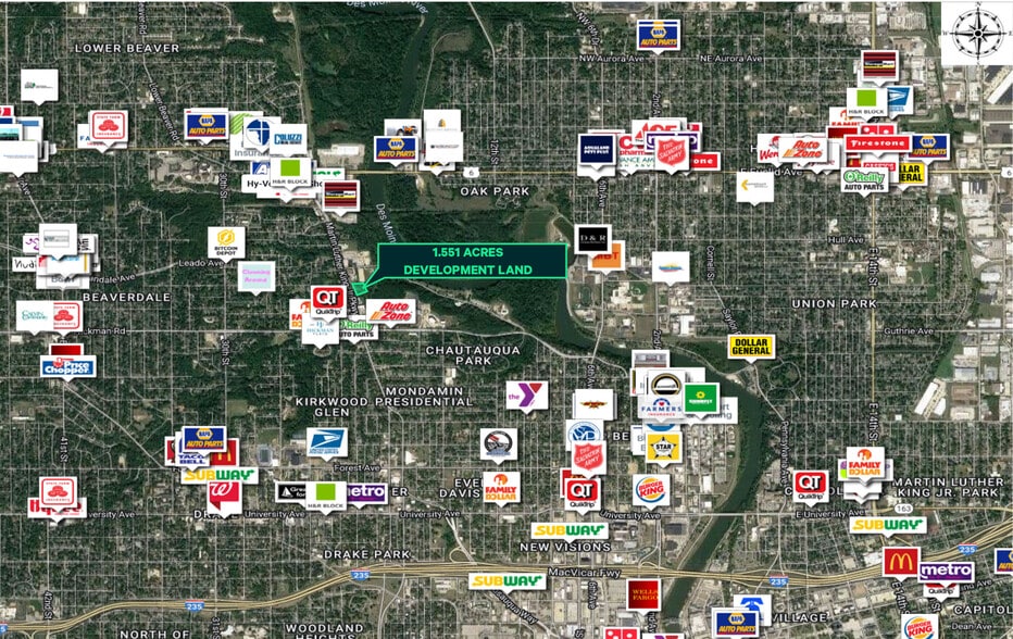 2501 Martin Luther King Jr Pky, Des Moines, IA for sale - Aerial - Image 2 of 2