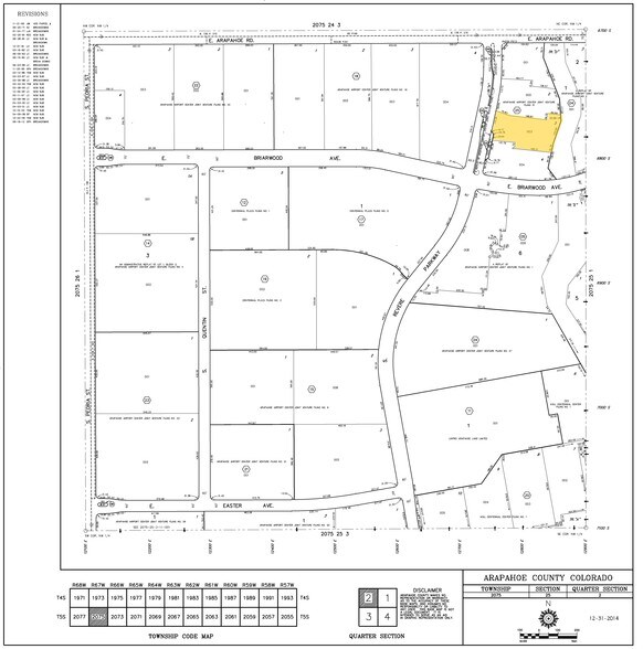 6766 S Revere Pky, Centennial, CO à louer - Plan cadastral - Image 3 de 20