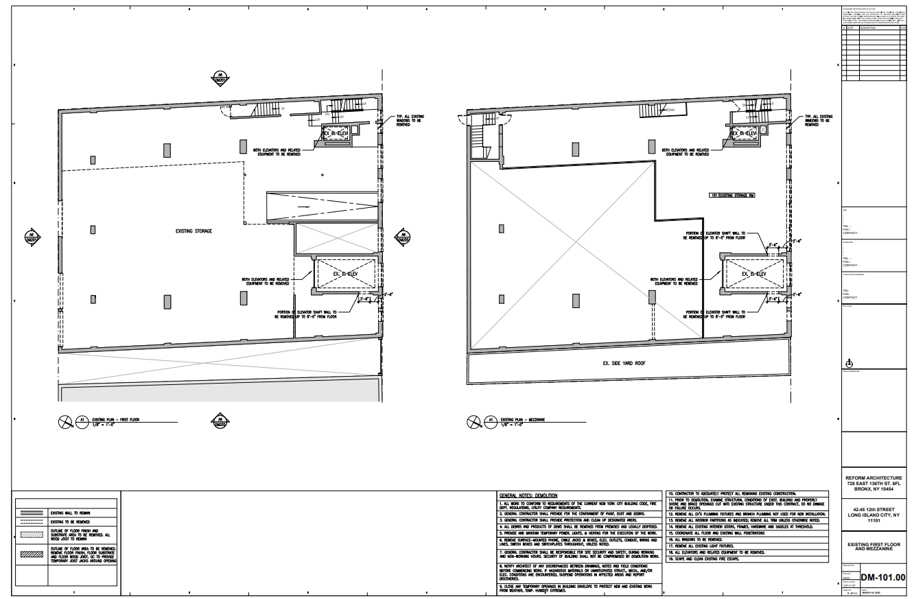 42-45 12th St, Long Island City, NY à louer Plan d  tage- Image 1 de 2